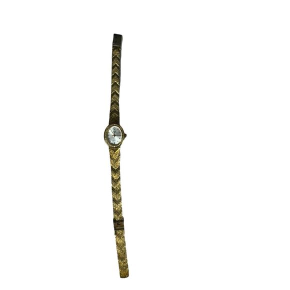 Sarah Coventry Quartz Womans Gold Tone Japan Movement Wrist Watch Needs Battery - Picture 6 of 9